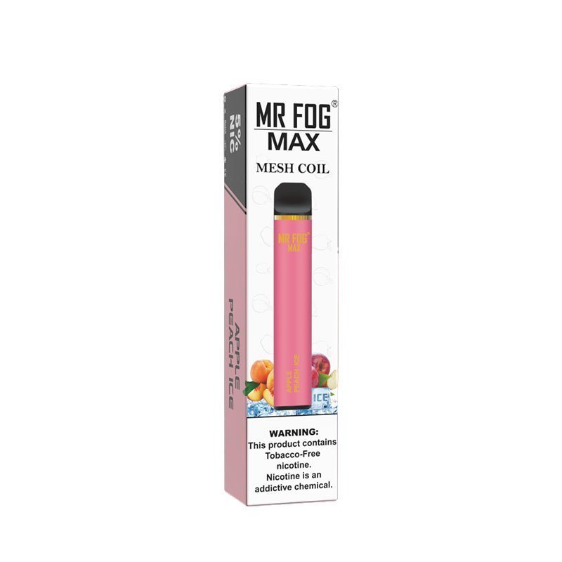 Apple Peach Ice Mr Fog Max 1000 Puffs Disposable Vape - Image 2