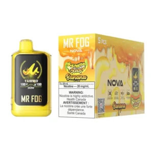 Banana Mr Fog Nova 36000 Puffs