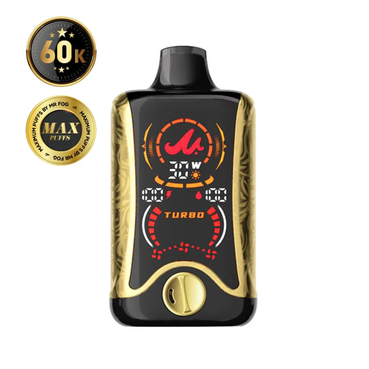 Mr Fog Aura 60K Puffs Gold Edition Disposable Vape - 8th Anniversary