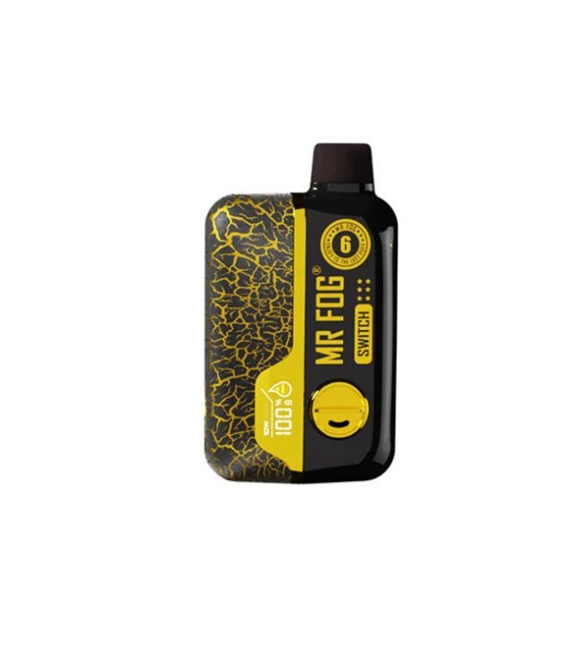 6 Anniversary Goldedition Mr Fog Switch SW15000 Puffs Disposable Vape