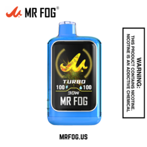 Apple Mr Fog Nova Blue Razz Steezy Zero Nicotine Vape