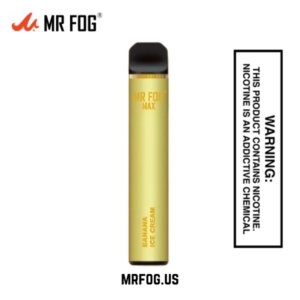 Banana Ice Cream Mr Fog Max 1000 Puffs