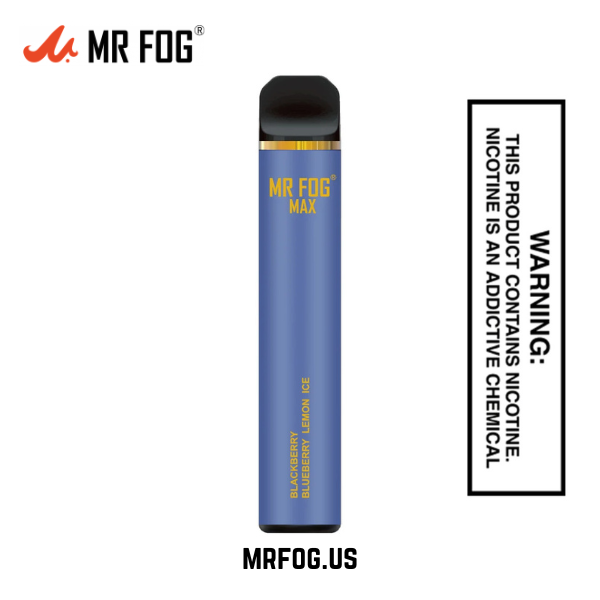 Blackberry Blueberry Lemon Ice Mr Fog Max 1000 Puffs