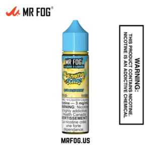 Blue Raspberry Mr Fog E Liquid Banana Steezy