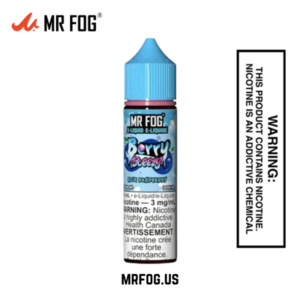 Blue Raspberry Mr Fog E Liquid Berry Steezy