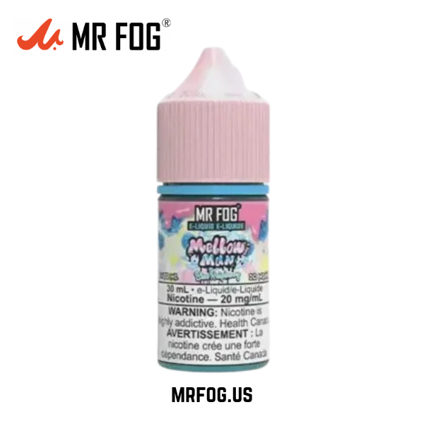 Blue Raspberry Mr Fog Salt E liquid Mellow Man Series Vape