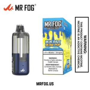 Blue Razz B Pop Mr Fog Switch Pods Only- 45000 Puffs