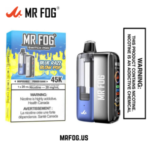 Blue Razz Blow Pop Mr Fog Switch 45000 Puffs Disposable Pods Kit