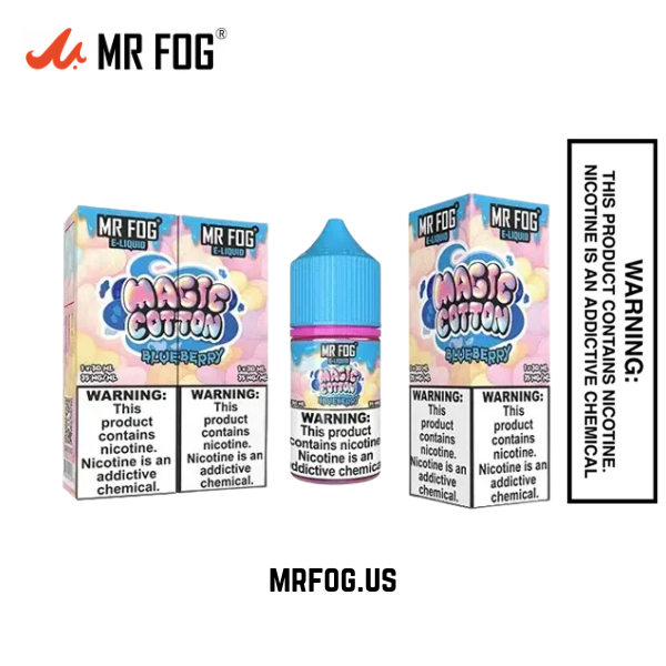 Blueberry Mr Fog Salt E-Liquid Magic Cotton Series