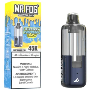Blueberry Raspberry Lemon Mr Fog Switch 45K Pods Only