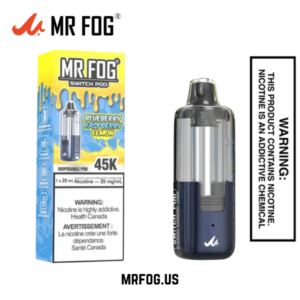 Blueberry Raspberry Lemon Mr Fog Switch 45k Puffs Disposable Vape - Pods Only