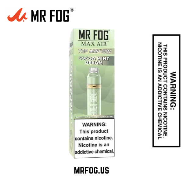 Cocoa Mint Dream Mr Fog Max Air 3000 Puffs