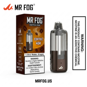 Coffee Mr Fog Switch 45k Puffs Disposable Vape - Pods Only