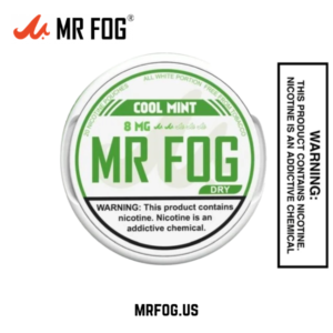 Dry Cool Mint Mr Fog Nicotine Pouches