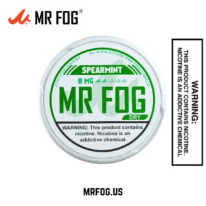 Dry Spearmint Mr Fog Nicotine Pouches