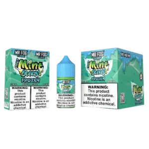 Frozen Mr Fog Salt E-Liquid Mint Steezy Series