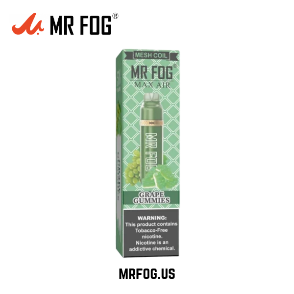 Grape Gummies Mr Fog Max Air 3000 Puffs