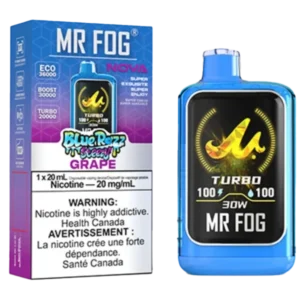 Grape Mr Fog Nova Steezy Edition 36K Puffs Disposable Vape