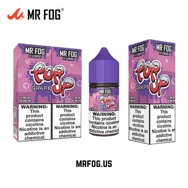 Grape Mr Fog Salt E-Liquid Pop-Up Series