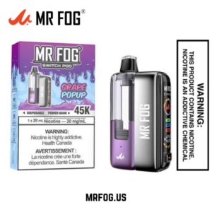 Grape PopUp Mr Fog Switch 45000 Puffs Disposable Pods Kit