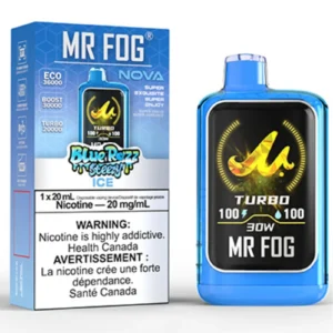 Ice Mr Fog Nova Blue Razz Steezy 36000