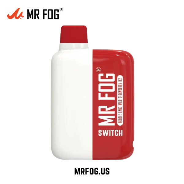 MR FOG SWITCH 5500 PUFFS BUBBLE GANG WILD STRAWBERRY ICE
