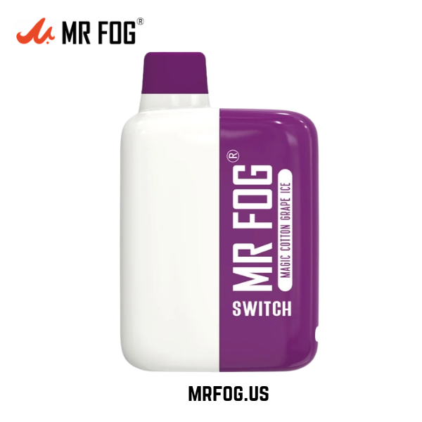 MR FOG SWITCH 5500 PUFFS MAGIC COTTON GRAPE ICE