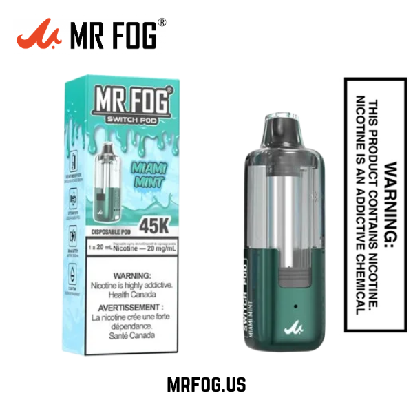 Miami Mint Mr Fog Switch 45k Puffs Disposable Vape - Pods Only
