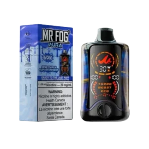 Sour Shock Blue Raspberry Mr Fog Aura 60K