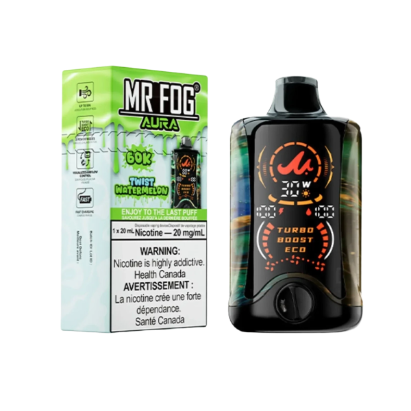 Twist Watermelon Mr Fog Aura 60K Puffs