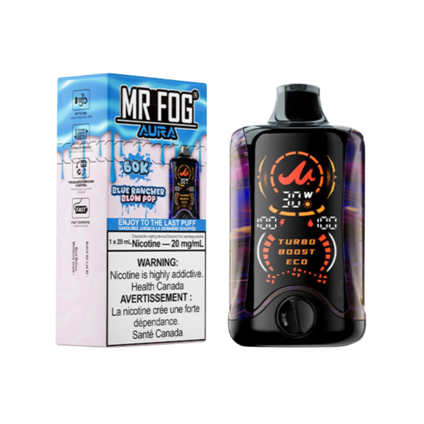 Blue Rancher Blow Pop Mr Fog Aura 60K