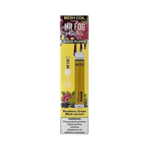 Raspberry Grape Black Currant Mr Fog Max Pro 2000