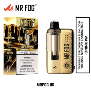 Mr Fog Switch Gold Edition 45K Disposable Vape Pods Kits - 8th Anniversary