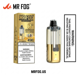 Mr Fog Switch Gold Edition 45K Disposable Vape Pods Only - 8th Anniversary