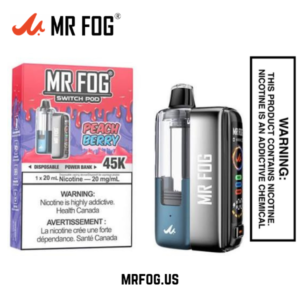 Peach Berry Mr Fog Switch 45000 Puffs Disposable Pods Kit