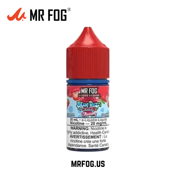 Peach Ice Mr Fog Blue Razz Steezy Salt E-Liquid - 30mL
