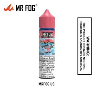 Peach Ice Mr Fog E Liquid Blue Razz Steezy
