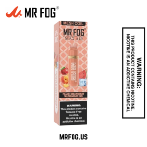 Peach Strawberry Watermelon Ice Mr Fog Max Air 3000 Puffs