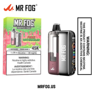Peach Watermelon Mr Fog Switch 45000 Puffs Disposable Pods Kit