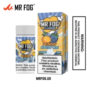 Peachy Razzy Ice Mr Fog Synthetic E Liquid