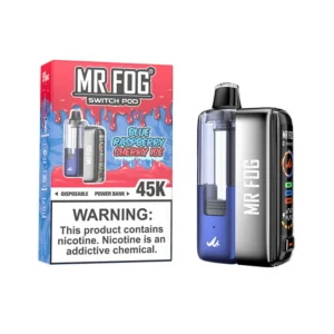 Blue Raspberry Cherry Ice Mr Fog Switch 45000 Pods Kit