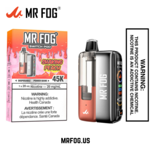 Shaking Peach Mr Fog Switch 45000 Puffs Disposable Vape - Pods Kit