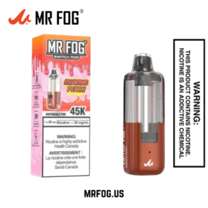 Shaking Peach Mr Fog Switch 45k Puffs Disposable Vape - Pods Only
