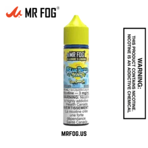 Sour Lemon Mr Fog E Liquid Blue Razz Steezy