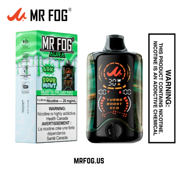 Sour Mint Mr Fog Aura 60k