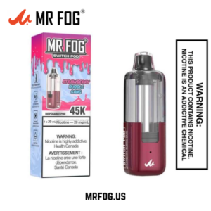 Strawberry Bubble Gang Mr Fog Switch Pods Only- 45000 Puffs
