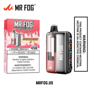 Strawberry J Mr Fog Switch 45000 Puffs Disposable Vape - Pods Kit