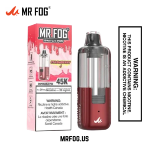 Strawberry J Mr Fog Switch 45k Puffs Disposable Vape - Pods Only