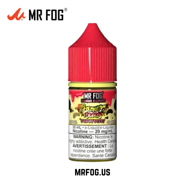 Strawberry Mr Fog Banana Steezy Salt E-Liquid