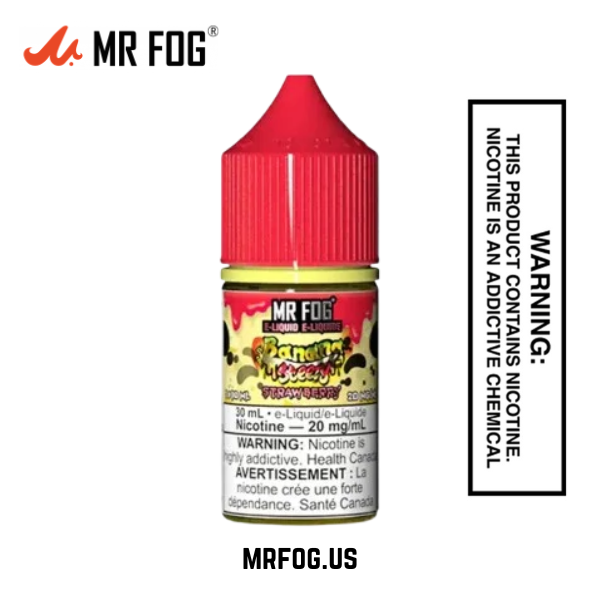 Strawberry Mr Fog Banana Steezy Salt E-Liquid